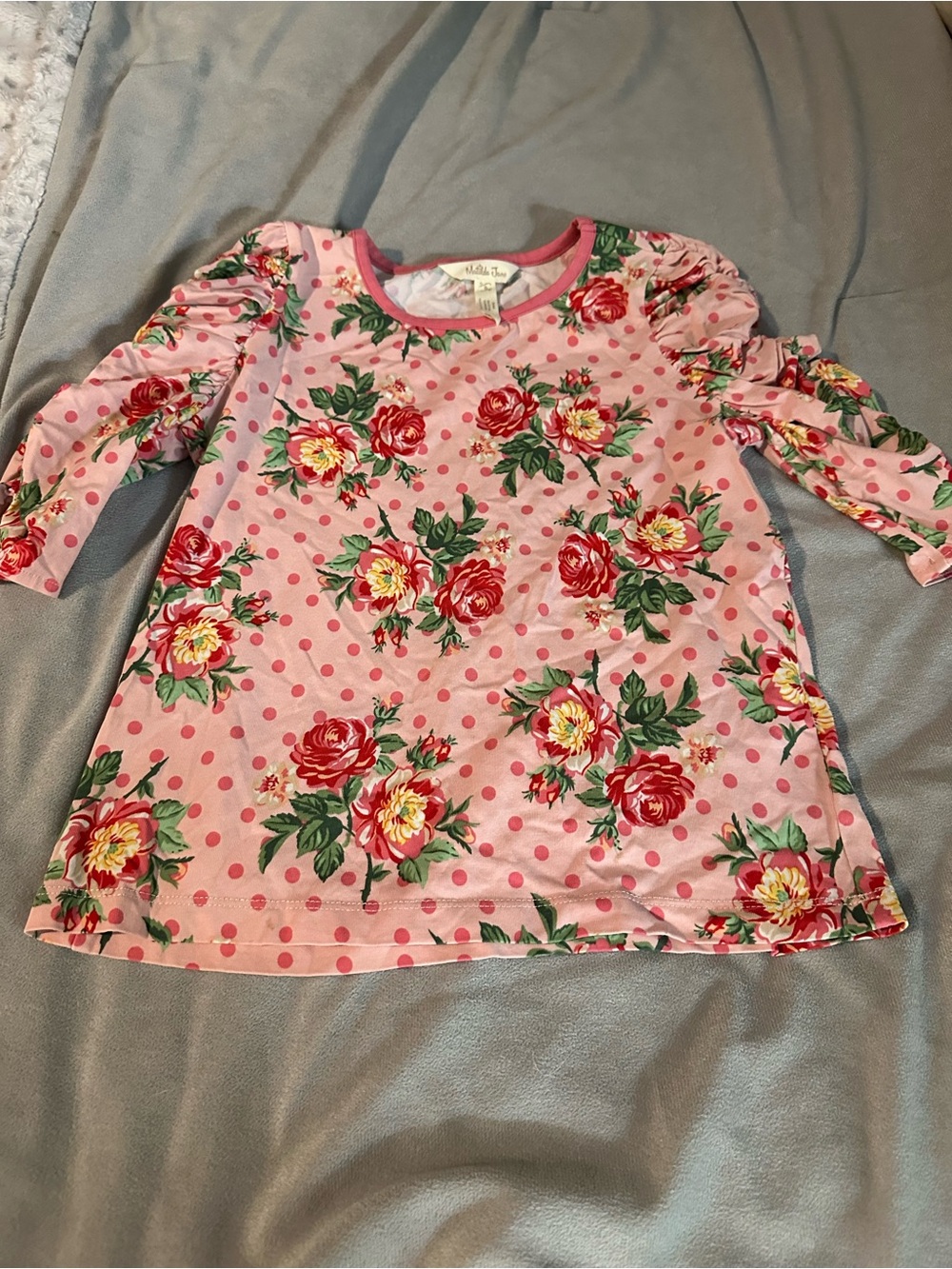 Matilda Jane Pink Floral & Polka Dot Tunic